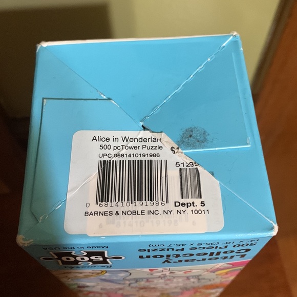 ALICE IN WONDERLAND - 500 PIECE PUZZLE & MINI POSTER 🆕 - Picture 6 of 10